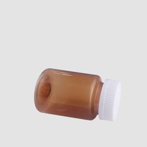 JK Packaging Solutions ผู้ผลิตเวียดนาม M0273 ขวดพลาสติก PET บีบได้ สีน้ำตาล/กาแฟ/ใส สำหรับบรรจุยาเม็ด - Product Image 3