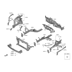 Repuesto Nuevo para Auto y Camioneta Sonata, Lado Izquierdo 64501L1000 - Product Image 2