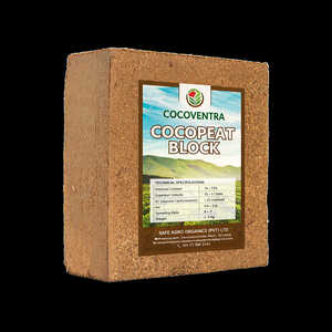 Bloque de Fibra de Coco de Alta Expansión 5Kg Bajo EC, Sustrato Hidropónico de Coco para Cultivo en Invernadero, Exportación a Granel India - Product Image 2