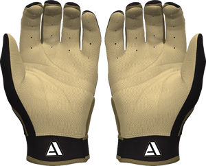 Adiha Impex Premium Quality Leather Baseball Batting Glove Light weight Durable Soft Premium Quality Leather Anti-Slip Hook Look - Product Image 2