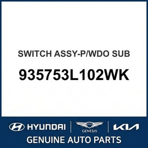 Grandeur/Azera Nouveaux interrupteurs et commandes 935753L102WK - Product Image 1