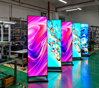 Écran d'affichage LED publicitaire numérique pliable d'intérieur Transtech COB P1.5 pour événements et expositions