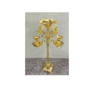 Golden Metal Antique Fancy Unique Designing Decoration <b>Large</b> Stylish Decoration Modern <b>Candle</b> Holder From Indian Supplier - Product Image 1