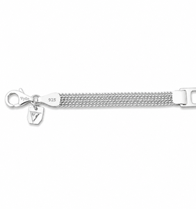 Namivaa 925 Sterling Silver Charm Multi Strand for High Polish Minimalist Children's Jewelry Daily Wear Gift Party - Product Image 2