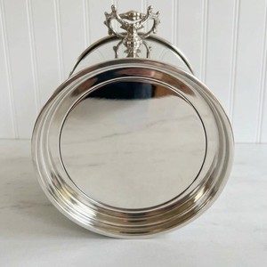 Cubo de Hielo Metálico Portátil de Lujo con Asas de Cabeza de Ciervo, Plateado Pulido, Enfriador de Vino de Gran Capacidad para Bar, Navidad - Product Image 5
