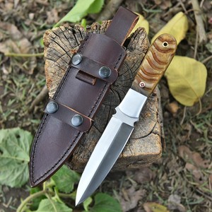 มีดแค้มปิ้งเกรดอุตสาหกรรม UA Supplies รุ่น Spear Point ใบมีดเหล็กกล้าคาร์บอนสูง ด้ามทำจากเขาแกะ มีดสำหรับกิจกรรมกลางแจ้ง - Product Image 1