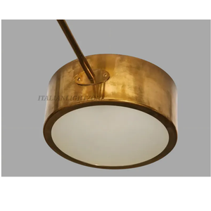 Lustre Sputnik en laiton, style moderne du milieu du siècle, style italien Stilnovo, luminaire de plafond, suspension design multi-bras - Product Image 5