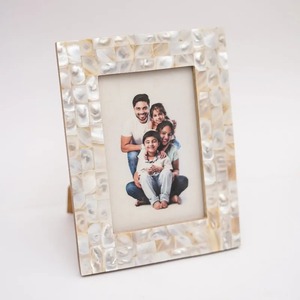 Handmade Mother of Pearl Photo <b>Frame</b> Rectangular Vertical Tabletop Picture <b>Frame</b> Elegant 4x6 Inch - Product Image 1
