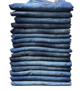 Pantalones vaqueros de mezclilla impermeables ecológicos de cintura media de ajuste Regular recto de alta calidad para hombre, Fabricante Mayorista de otoño y verano - Product Image 2