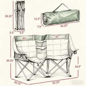 Sedia Pieghevole Doppia - Product Image 5