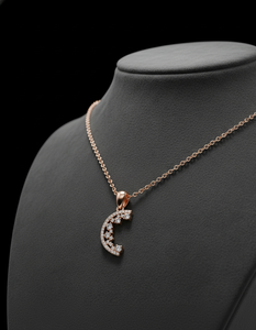 Classic Forever Symbol Diamond <b>Gold</b> Link Chain <b>Necklace</b> for Women Luxury Engagement & Bridal Gift Anniversary Fashion Jewelry - Product Image 3