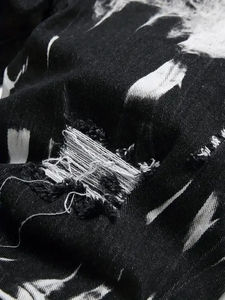 Pantalones cortos de mezclilla para hombre al por mayor, estilo casual, rectos, holgados, hasta la rodilla, para uso urbano, personalizados - Product Image 5