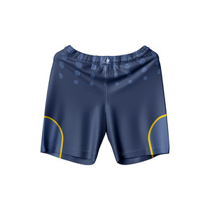 Uniformes de basketball personnalisés pour hommes, col en V, 100% polyester, OEM ODM, imprimés avec des motifs, respirants, anti-humidité, séchage rapide, grandes tailles - Product Image 6