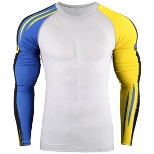 Nouveaux rashguards pour hommes adultes, fabriqués en spandex/polyester, pour la vente en gros, rashguards à manches longues pour hommes - Product Image 6
