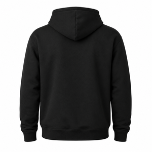 เสื้อฮู้ดดี้ผ้าฝ้าย 100% แบบสั่งทำพิเศษสำหรับผู้ชาย เสื้อสเวตเตอร์ปักลายด้านหน้า ด้านหลัง และแขนเสื้อ พร้อมบริการ OEM - Product Image 2