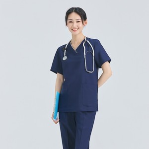 Fast Ship Spa Uniforme Pet Hospital Ropa DE TRABAJO Poly Spandex Stretch <span class=keywords><strong>Dental</strong></span> Doctor Enfermera Scrub Uniformes - Product Image 4