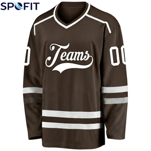 2026 Custom Sublimation Ice Hockey Jersey Professional Unisex Ice Hockey Jersey <b>Heat</b> Transfer Printing Custom Ice Hockey Jersey - Product Image 5
