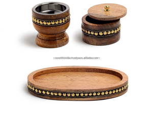 Arab Design <b>Mosaic</b> Incense Burner Wholesale Wood Resin Mubkhara for Bakhoor Middle East Home Decor <b>Piece</b> - Product Image 4