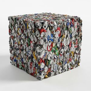 Déchets d'aluminium UBC de haute qualité à faible coût par tonne, 99,9 % pur, alliage 6063, roues en alliage, pressé en balles, marque personnalisée - Product Image 1