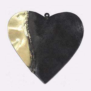 Hot Selling <b>Christmas</b> <b>Tree</b> Decoration Brass and Iron Hanging Heart Natural Finishing <b>Modern</b> Style Ornament Customized - Product Image 1