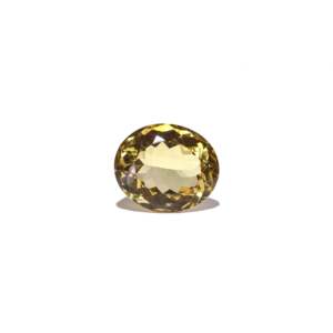 Natural Cat's Eye Citrine Loose Gemstone-16.6 Carat Excellent Cut Yellow Certified Wholesale - Product Image 1