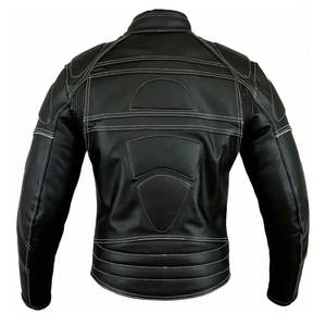 Blousons en cuir pour moto, unisexes, sur mesure, coupe-vent, hiver, imprimés, séchage rapide, sécurité, avec logo personnalisé, OEM 500g - Product Image 6
