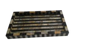 Bandeja Decorativa de Lujo Hecha a Mano con Incrustaciones de Hueso para Mesa de Centro |   Bandeja para Té, Café y Desayuno, Decoración para el Hogar - Product Image 5