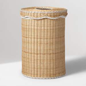 Cesta de Almacenamiento Alta y Elegante de Mimbre, Cesta Organizadora Decorativa, Cesta de Ratán Natural, Perfecta para Guardar Ropa, para el Hogar - Product Image 2