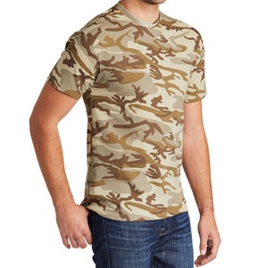 เสื้อยืดลายพรางระบายอากาศสำหรับล่าสัตว์ฤดูร้อน เสื้อยืดคอกลมผ้าปิเก้ระบายอากาศสำหรับผู้ชาย เสื้อยืดลายพรางแห้งเร็วสำหรับการใช้งานทางยุทธวิธี - Product Image 2