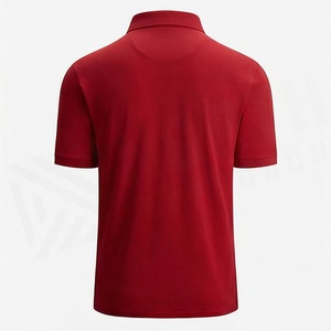 เสื้อโปโลผู้ชายสไตล์สตรีทแวร์สีพื้นแบบกำหนดเองได้ ไซส์พลัส ทรงหลวม แขนสั้น ใส่สบายสำหรับฤดูร้อน - Product Image 2