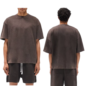 T-shirt basique pour homme en coton doux et respirant, col rond, manches courtes, coupe décontractée, style simple et moderne pour le quotidien - Product Image 6