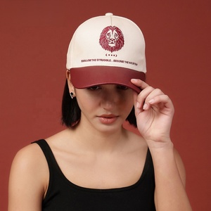 Casquette personnalisée brodée en 3D à deux tons pour hommes, casquette de baseball à visière contrastée, vente en gros OEM BD - Product Image 5