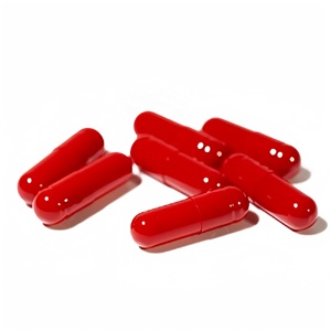 Capsules végétales HPMC vides, capsules de gélatine dure vides rouges, séparées, en petits sachets, personnalisables en couleur et taille (00, 0, 1, 2, 3, 4, 5), certifiées Halal - Product Image 3