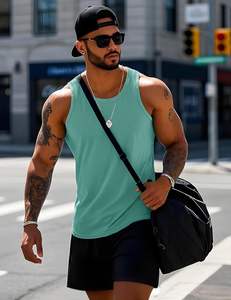 เสื้อกล้ามผู้ชายแบบไดนามิก เนื้อผ้านุ่ม ระบายอากาศได้ดี สวมใส่สบาย ให้ความรู้สึกสดชื่น น้ำหนักเบา ยืดหยุ่น ใส่ได้ทุกวัน สวมใส่สบายทุกวัน ทันสมัย - Product Image 3