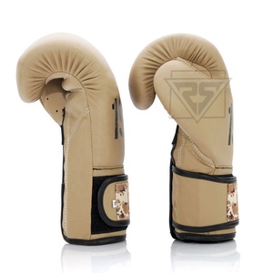 Guantes de MMA con estampado de logotipo personalizado de alta calidad 2024, los más nuevos guantes de boxeo y Kickboxing de seguridad deportiva en 8oz hechos de cuero - Product Image 4