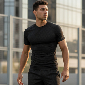 Custom Breathable <b>Compression</b> Uniform Polyester Spandex Gym Fitness Clothing Set Elastic <b>Compression</b> Base Layer Outfit - Product Image 5