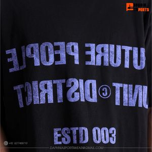 เสื้อยืดโอเวอร์ไซส์ทรงหลวมสำหรับผู้ชาย DAPHNIA คุณภาพสูง พร้อมโลโก้สั่งทำด้านหน้าและด้านหลัง สำหรับทุกเพศ - Product Image 5