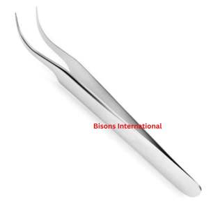 Pinzas de Joyería de Alta Precisión BISONS, Acero Inoxidable, Herramienta Manual Reutilizable para Reparación de Joyería - Product Image 1