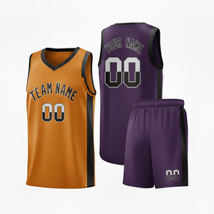 Youth Basketball Uniform Set Custom Logo <b>Name</b> Number School College Club Gym Team Jersey Bulk - Product Image 5