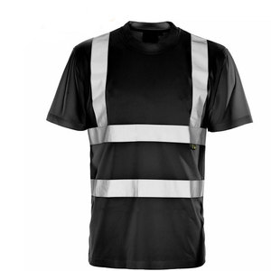 Premium Quality Men's Sleeveless High Visibility Safety <b>Work</b> T-Shirt Crew Neck <b>Waterproof</b> Nylon Spandex Customizable - Product Image 1