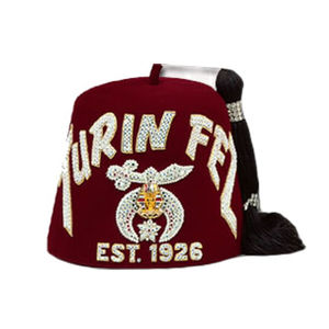 Chapeau Fez Maçonnique Sur Mesure pour Maître Maçon, Modèle RYAN COURT avec Pompon Doré, Régalia Maçonnique, Casquette Shriner – Promotion sur les Chapeaux Fez Sur Mesure - Product Image 6