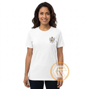 Camiseta de la Hermandad Femenina GREEK TREASURES Sigma Gamma Rho, al por Mayor, de Poliéster/Algodón, Cuello Redondo, Bordada, Anti-UV - Product Image 3