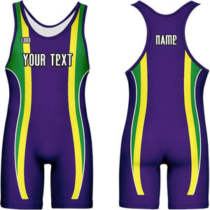 Singlet de Lucha Unisex Talla Grande, Elástico en Cuatro Direcciones, Secado Rápido, Transpirable, Ligero y Cómodo para Entrenamiento - Product Image 2