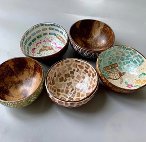 Tazón de Cáscara de Coco Hecho a Mano, Estilo Orgánico, Utensilios de Cocina Ecológicos para Uso Diario - Product Image 6