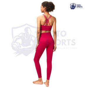 Conjunto de Yoga para Mujer de Primera Calidad, Cómodo, de Tela Delgada, de Alto Rendimiento, Ligero, Suave y Transpirable, Top Ventas en Ropa Deportiva - Product Image 3