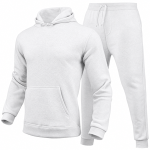 Conjunto Deportivo de Felpa para Hombre, Sudadera con Capucha y Pantalones Jogger, Ropa Deportiva Informal de Dos Piezas - Product Image 4