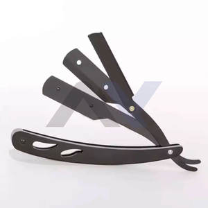 Navaja de Afeitar Recta Desechable de Acero Inoxidable con Logotipo Personalizado de la Mejor Calidad, Venta Caliente de Fábrica, Herramienta de Belleza para Barberos - Product Image 6