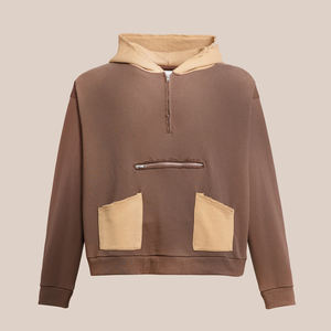 Fournisseur de sweats à capuche OEM effet délavé, sweats à capuche en molleton de coton lavé, look vintage, idéal pour la production en marque blanche - Product Image 1