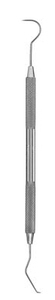 Curette dentaire manuelle double-embout en acier inoxydable certifiée CE Classe I pour l'élimination de la plaque dentaire et l'hygiène bucco-dentaire - Product Image 3