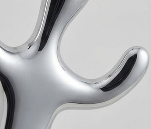 Metal Wall <b>Hook</b> Man Design Silver Finished Perfect For Modern Bathroom Kitchen And Towel Storage Solutions - Product Image 2